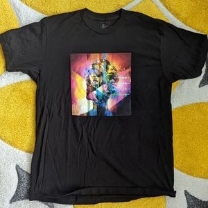 Pink Music Tee T-Shirt Black It Hurts to Be Himan